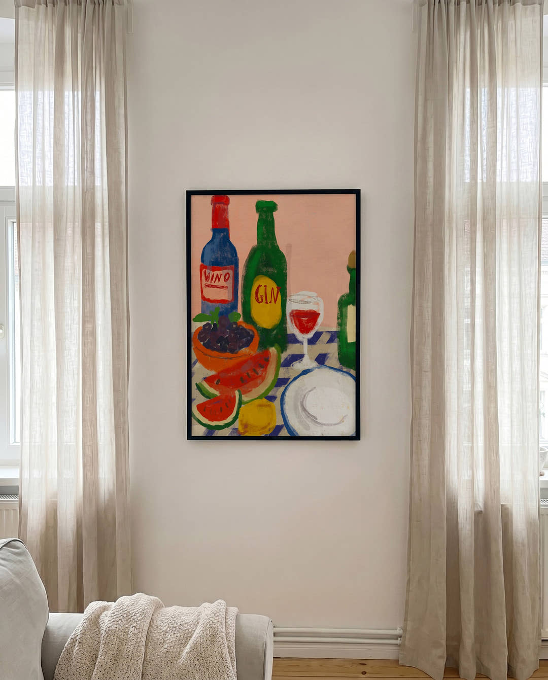 Fruity Dinner | Farbenfrohes Stillleben-Poster