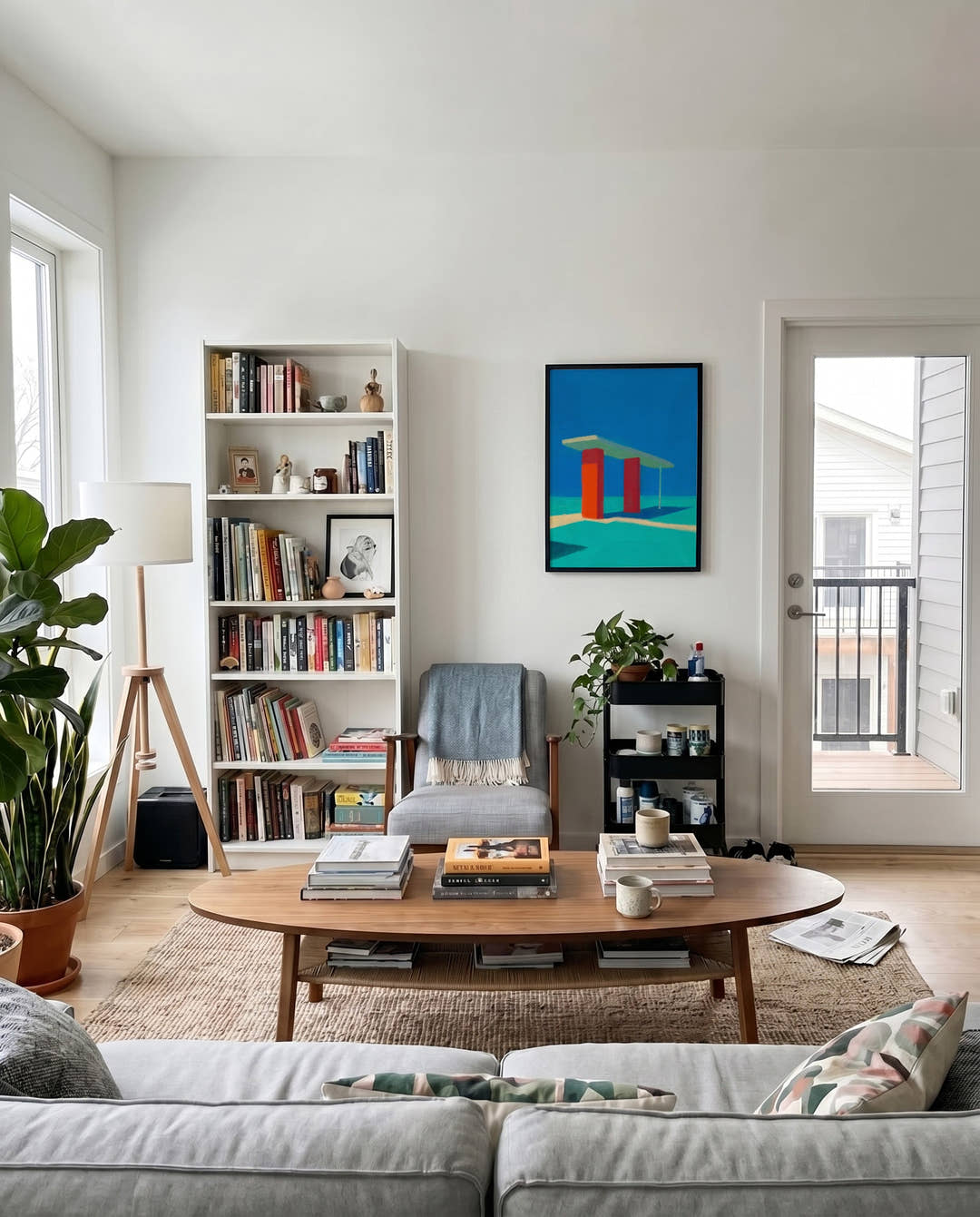 Gasstation | Modernes Architektur-Poster