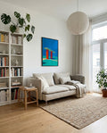 Gasstation | Modernes Architektur-Poster
