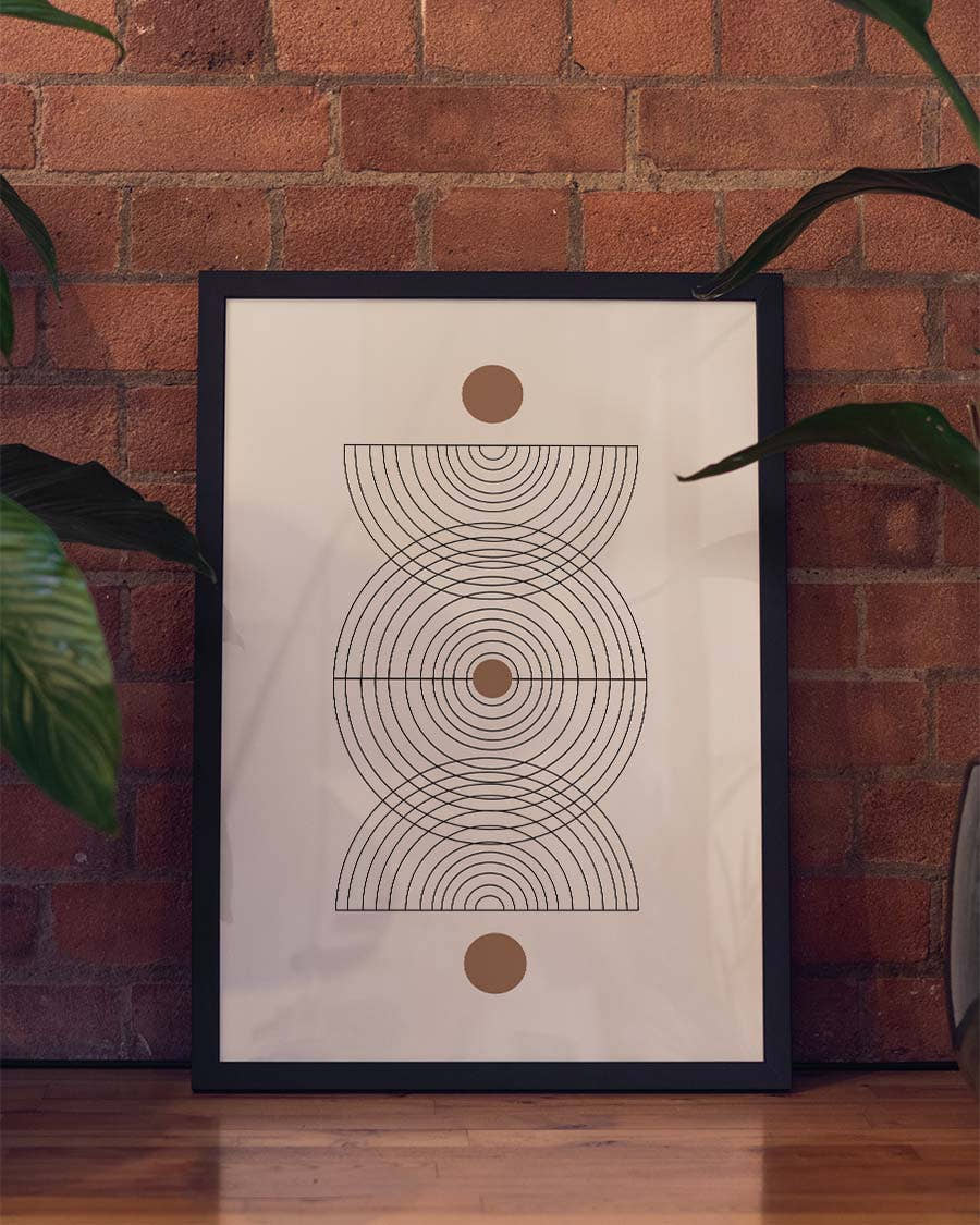 Geometrisches Orbit Poster – Geometric Orbit Stack