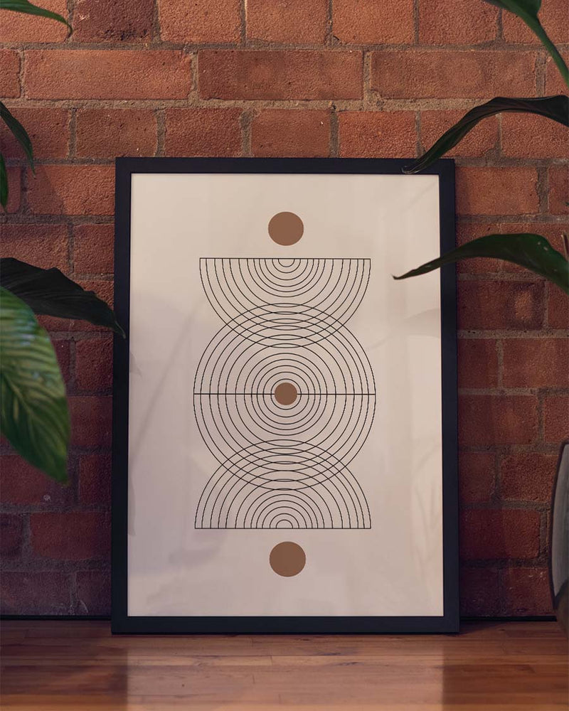 Geometrisches Orbit Poster – Geometric Orbit Stack