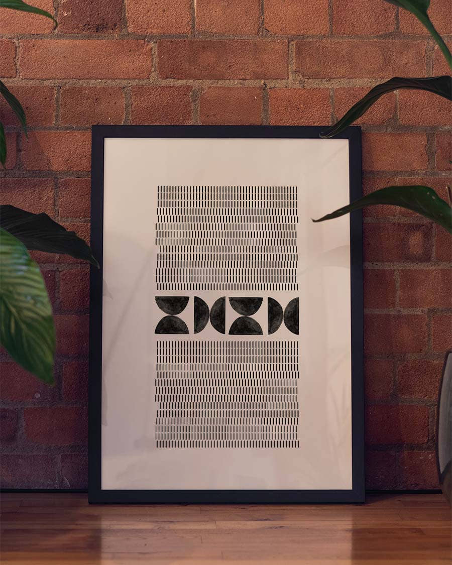 Geometrisches Muster Poster – Geometric Pattern Block