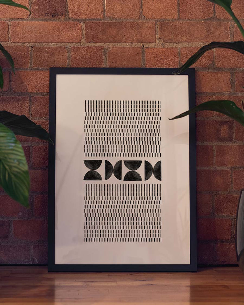 Geometrisches Muster Poster – Geometric Pattern Block