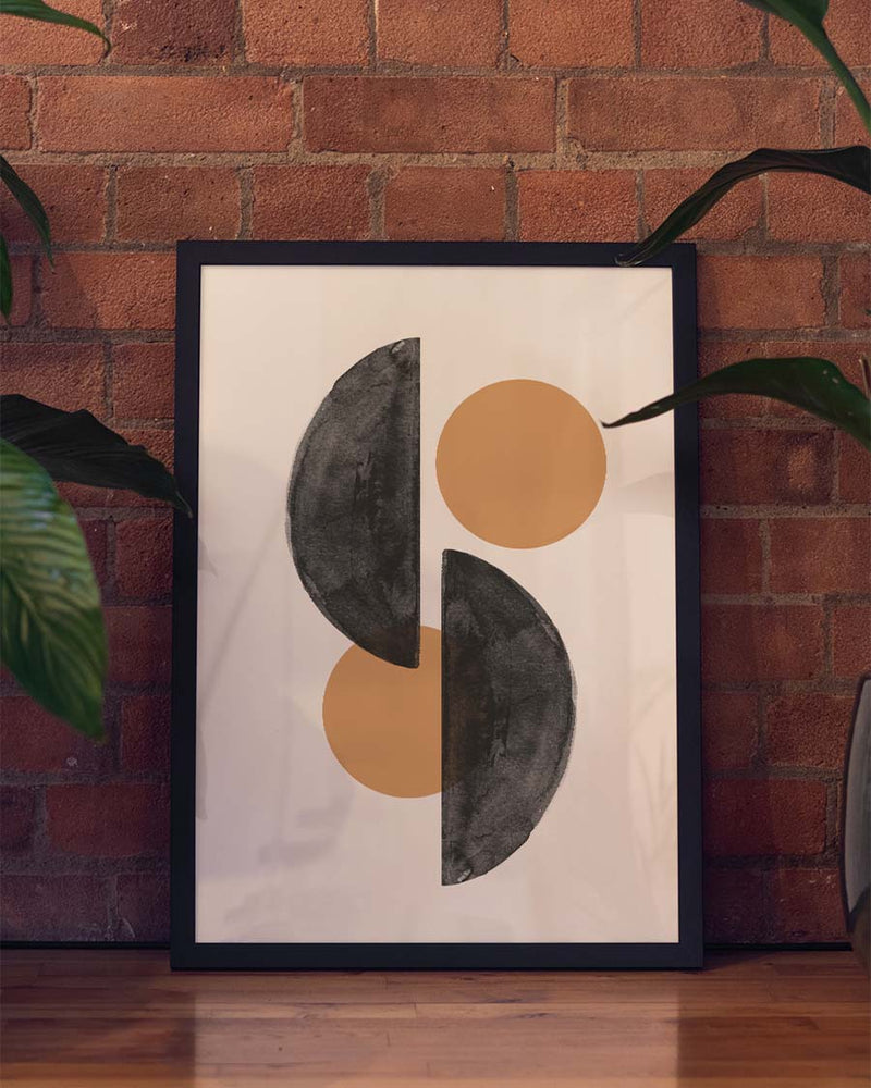 Geometrisches Sonne Poster – Geometric Sun Balance
