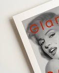 Glamour Never Dies | Vintage-inspiriertes Portrait-Poster