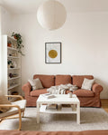 Goldenes Botanik Poster modern – Golden Line Botanic