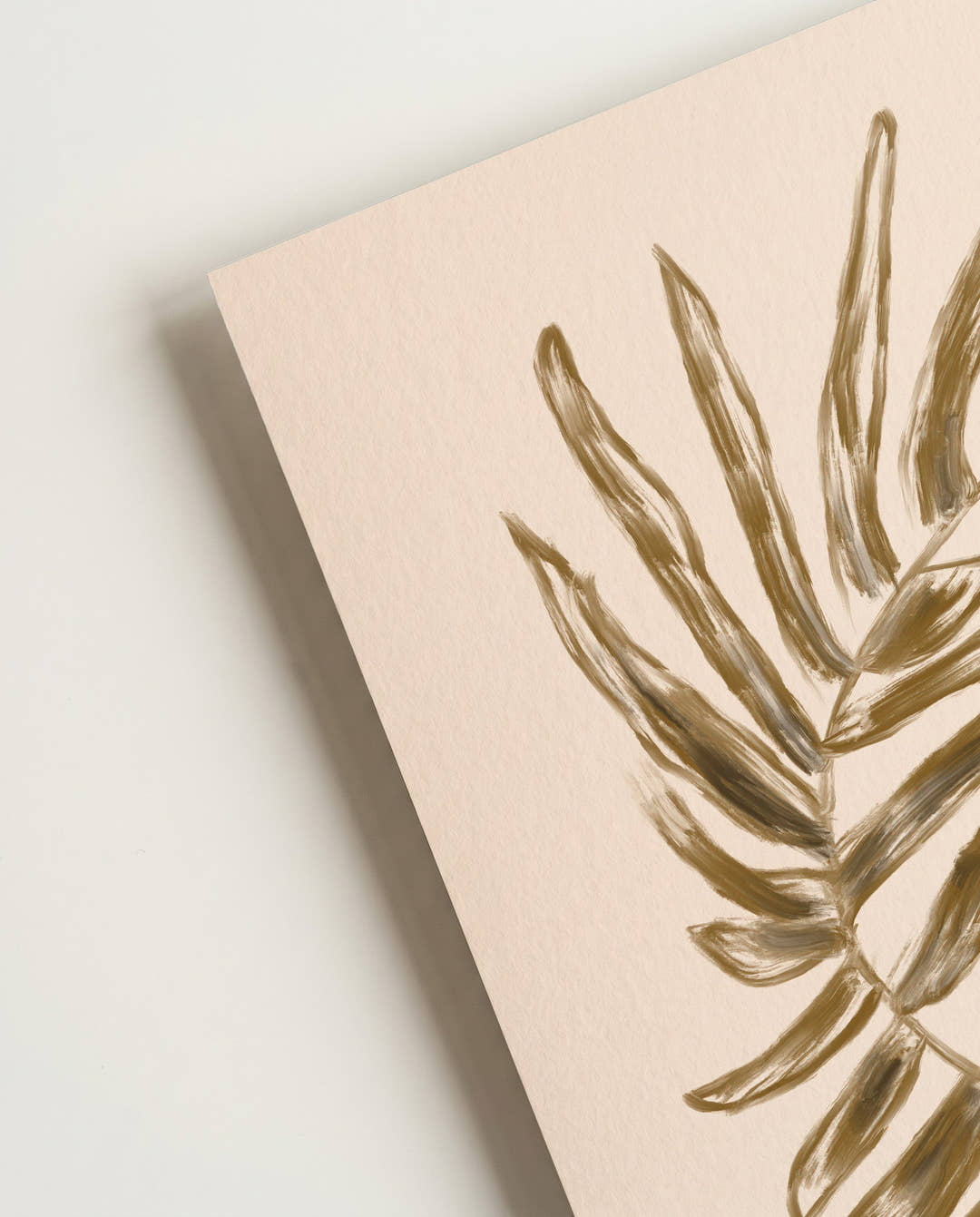 Golden Palm Leaf Poster – Golden Palm Leaf