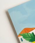 Golden Siesta | Mediterrane Stillleben-Illustration Poster