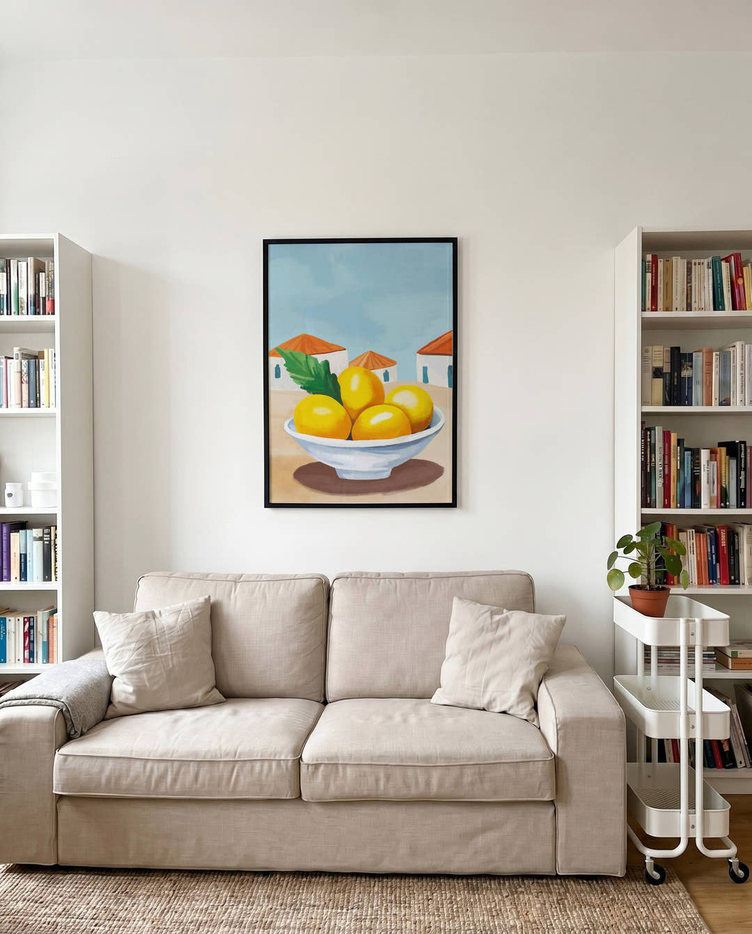 Golden Siesta | Mediterrane Stillleben-Illustration Poster