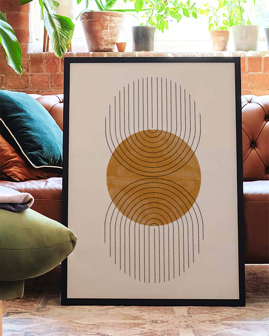 Golden Sun Lines Poster – Golden Sun Lines