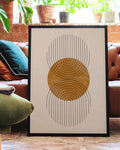 Golden Sun Lines Poster – Golden Sun Lines