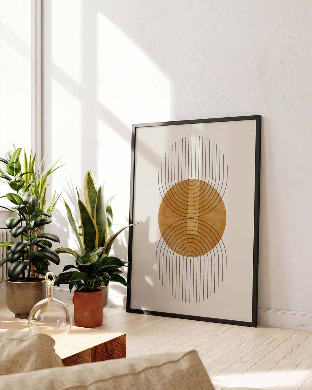 Golden Sun Lines Poster – Golden Sun Lines