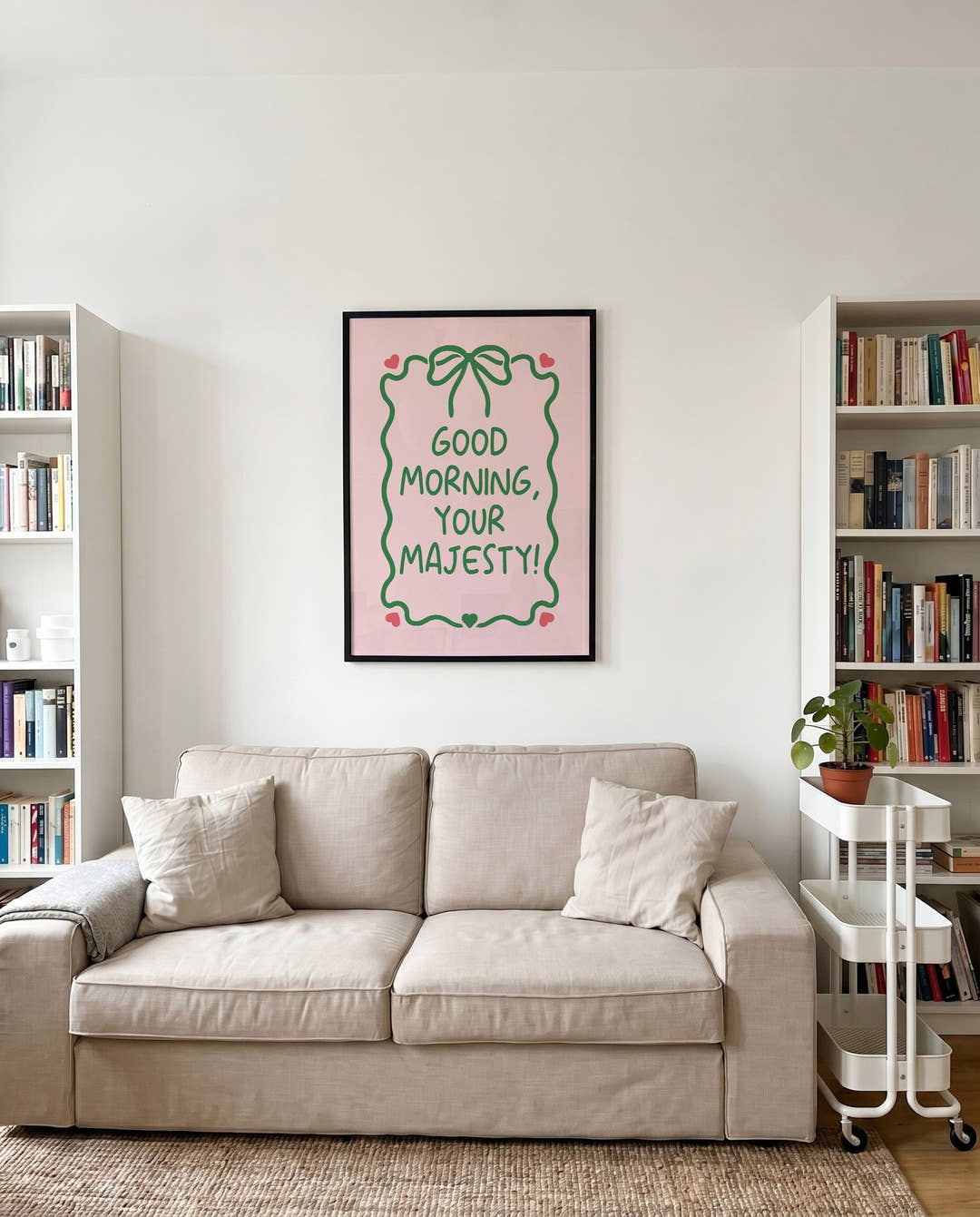 Typografie Poster – Good Morning, Your Majesty