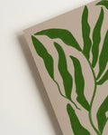 Grünes Botanisches Blatt Poster – Green Botanic Leaf