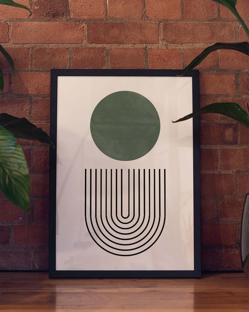 Green Circle Arch Poster – Green Circle Arch