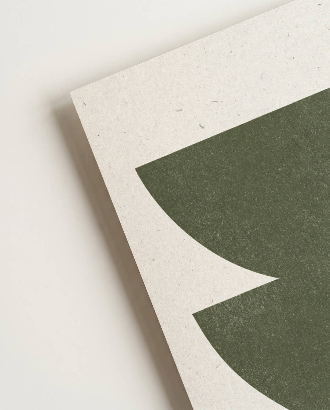 Grünes Geometrisches Stapel Poster – Green Geometric Stack