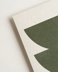 Grünes Geometrisches Stapel Poster – Green Geometric Stack