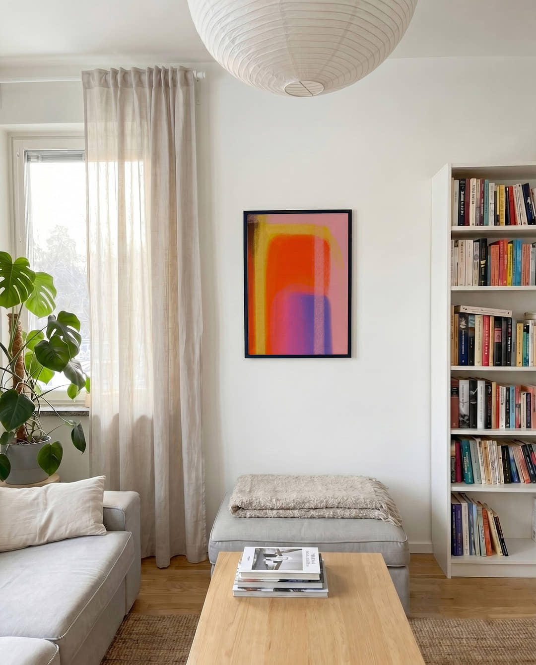 Heat Memory | Abstraktes Farbspiel-Poster