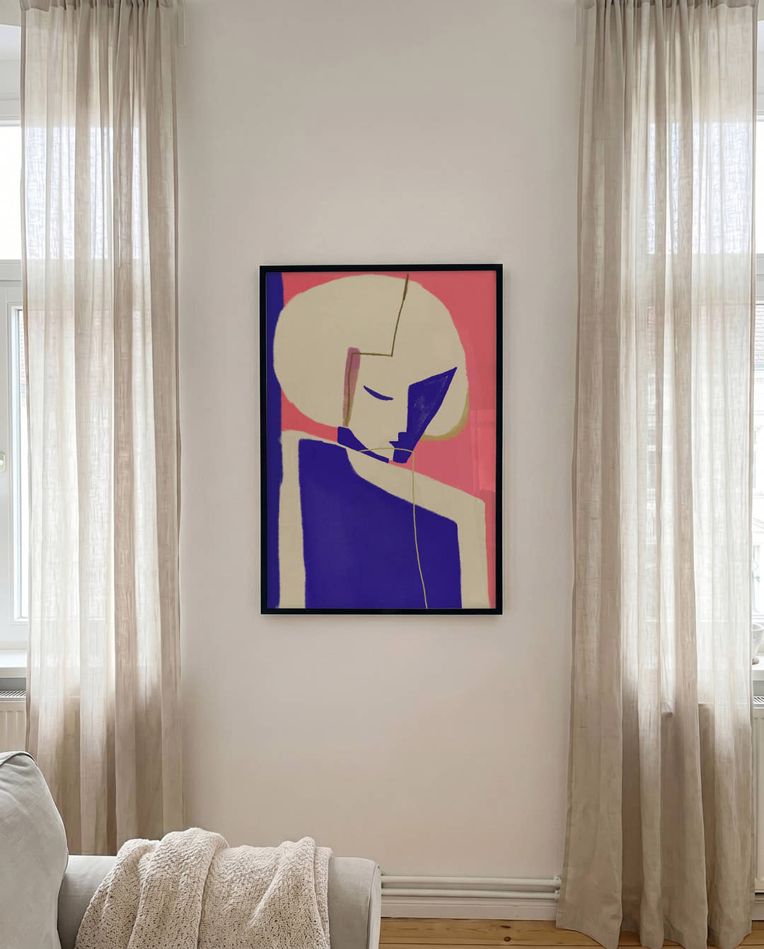 Hidden | Modern Figurative Poster