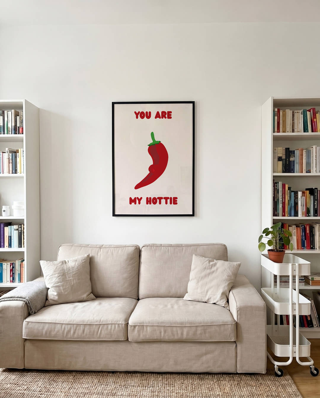 Hottie | Funny Love Art Poster