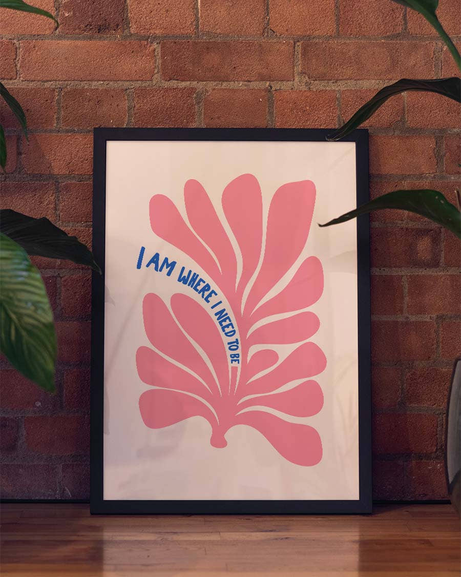 Lucky Flower Poster – I Am Lucky Flower
