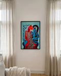 Interwoven Duality | Expressionistische Illustration Poster