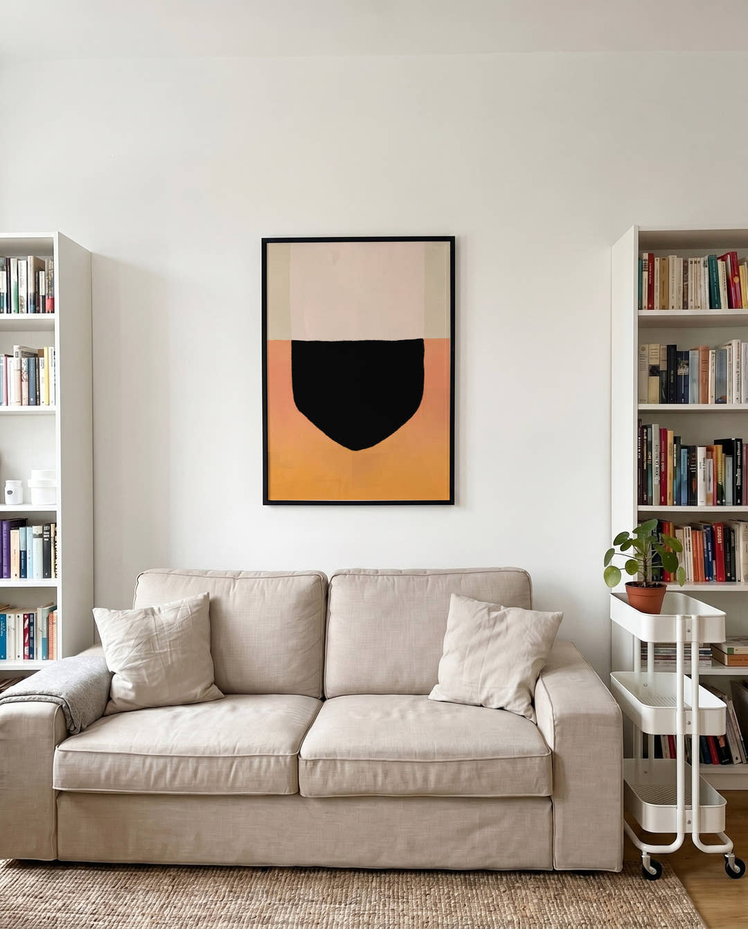 Isfjell | Skandi Minimal Abstrakt Poster