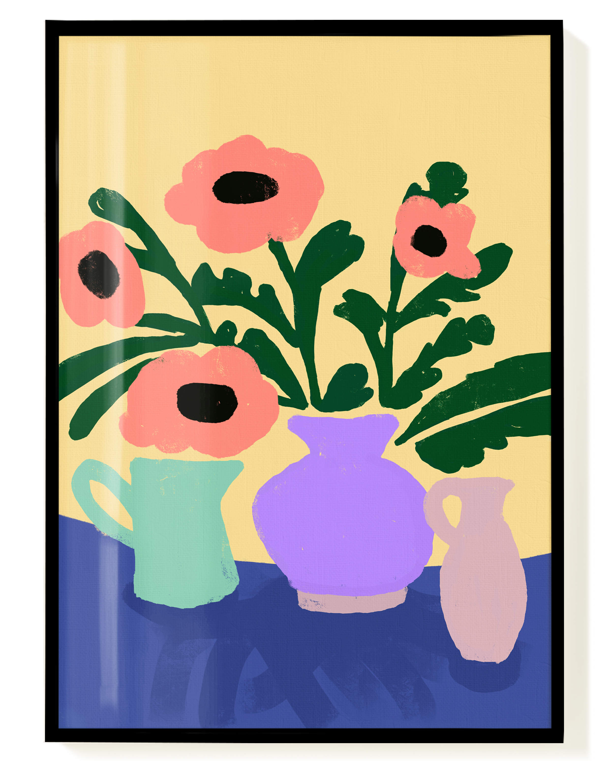 Joy in a Vase | Stillleben-Poster – Wallera®