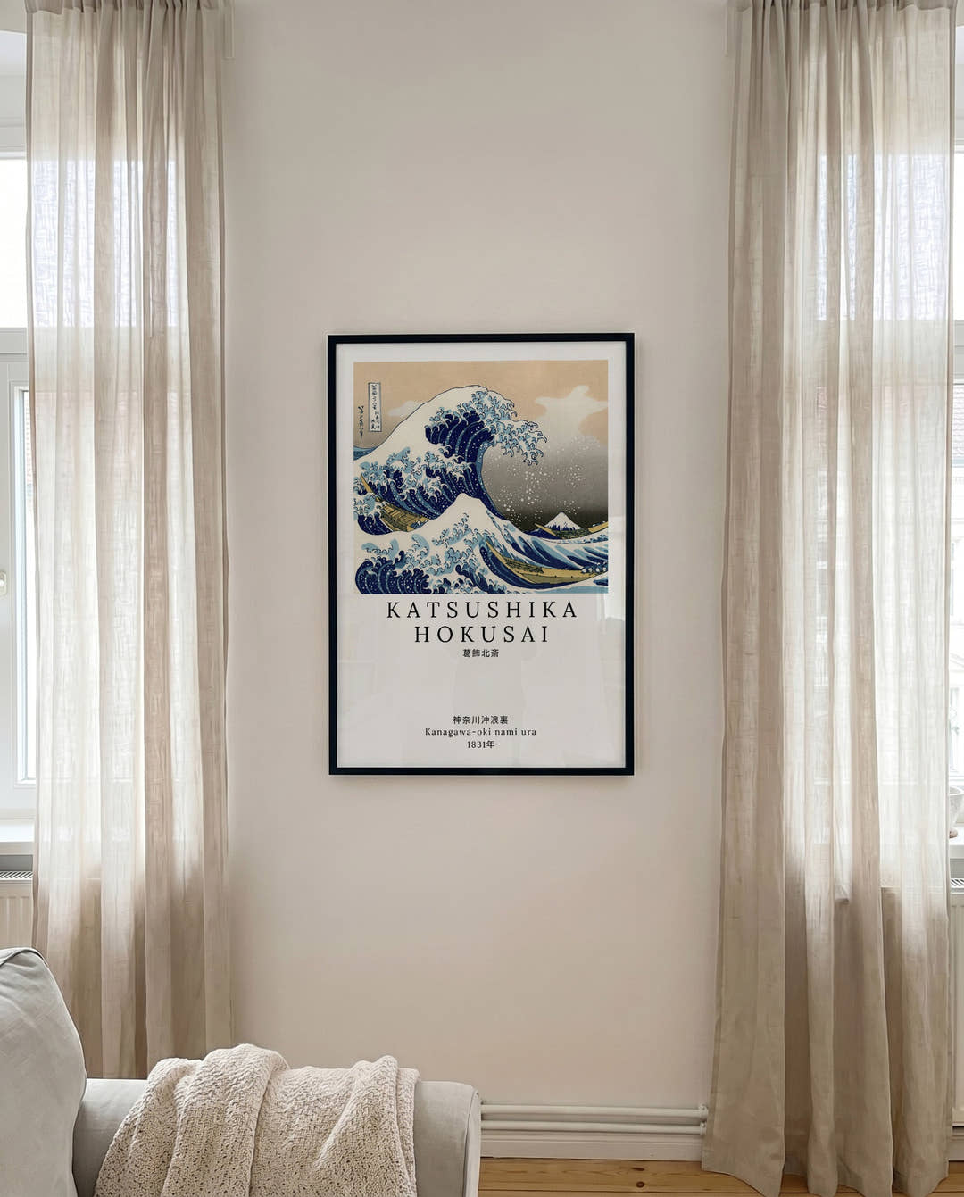 Kanagawa-oki nami ura Welle von Kanagawa | Katsushika Hokusai Poster