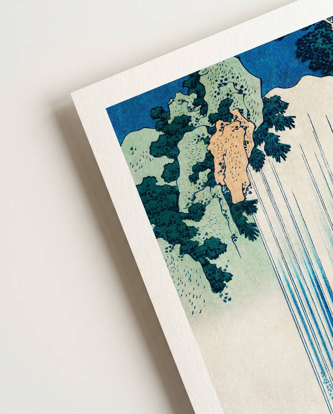 Kisoji no Oku Amida ga Taki | Katsushika Hokusai Poster