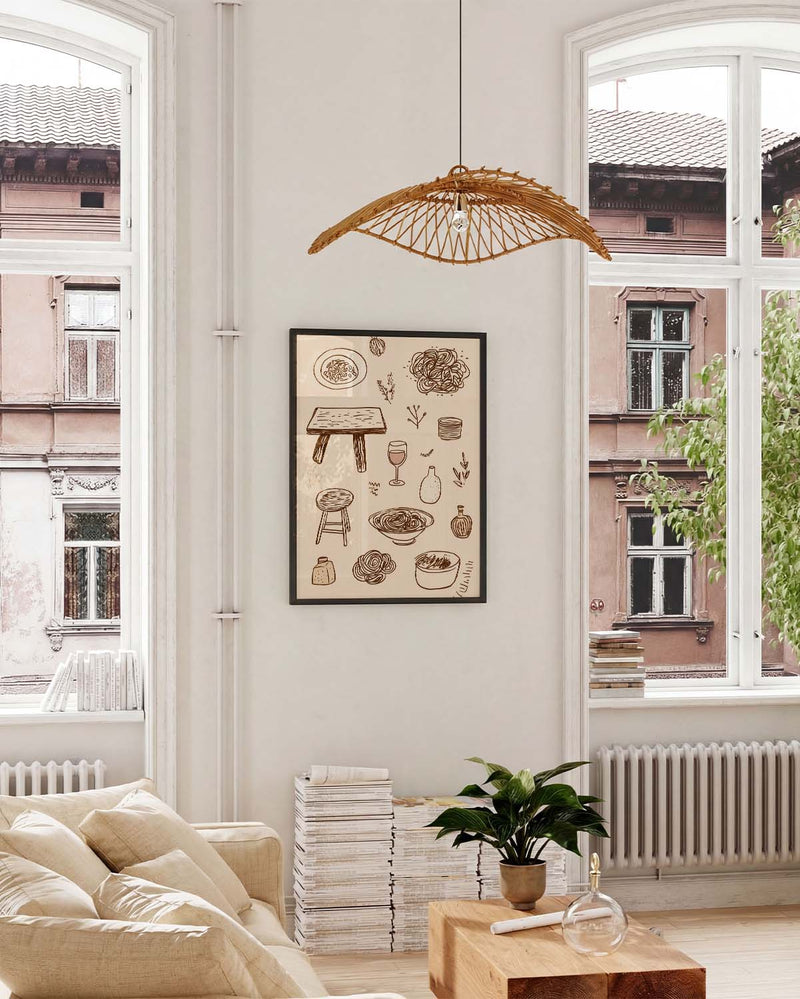 Kitchen Illustration Pattern Poster – Kitchen Illustration Pattern