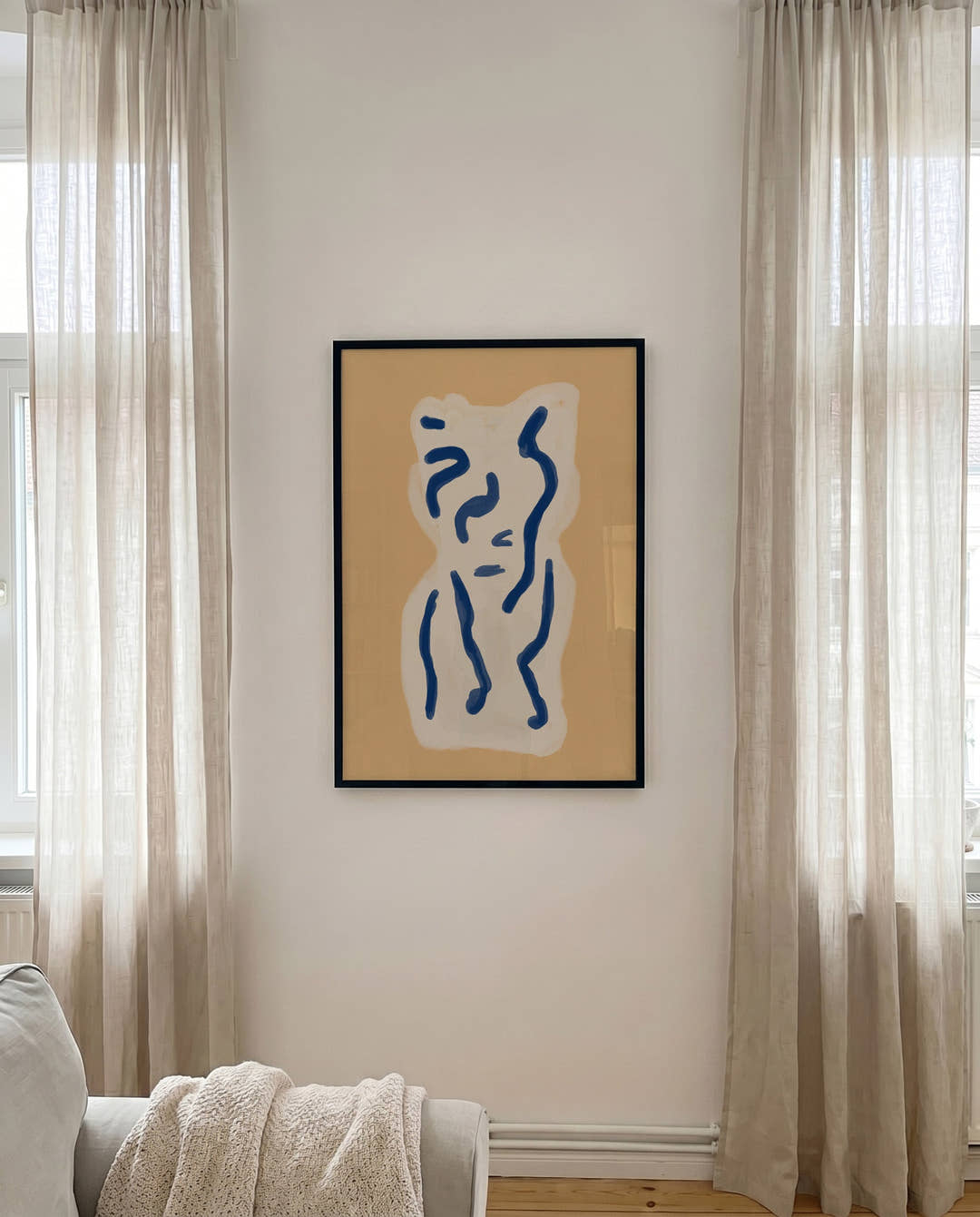 Kropp | Skandi Minimal Abstrakt Poster