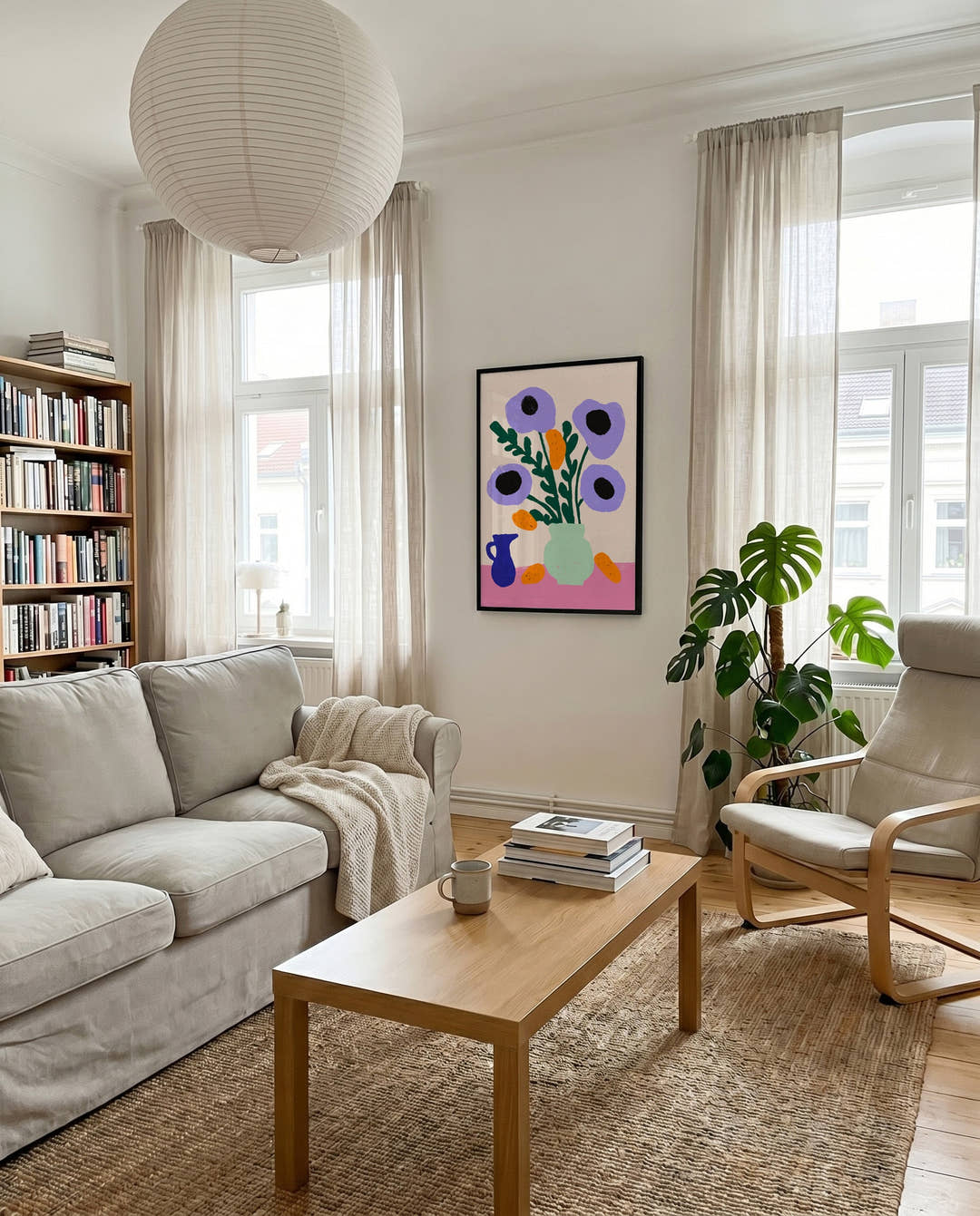 Lavender Bloom &amp; Citrus | Stillleben-Poster