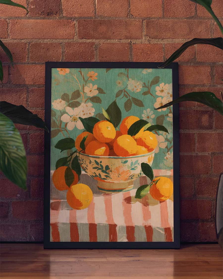 Lemon Bowl Still Life Poster – Lemon Bowl Still Life