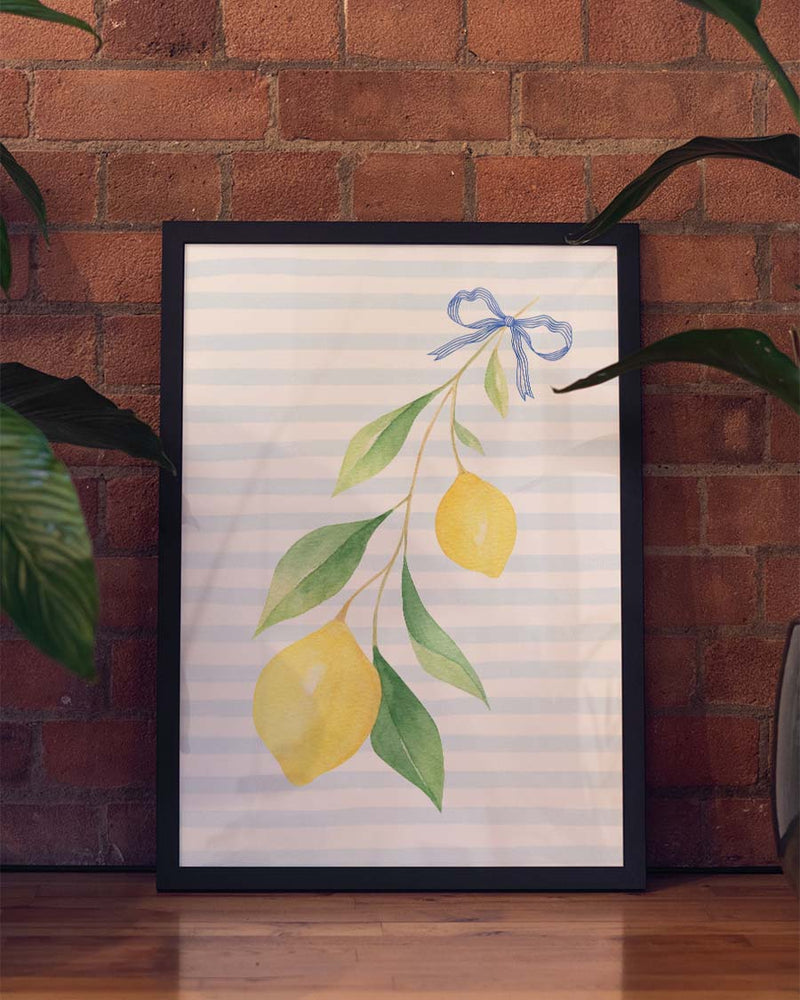 Lemon Branch Illustration Poster – Lemon Branch Illustration
