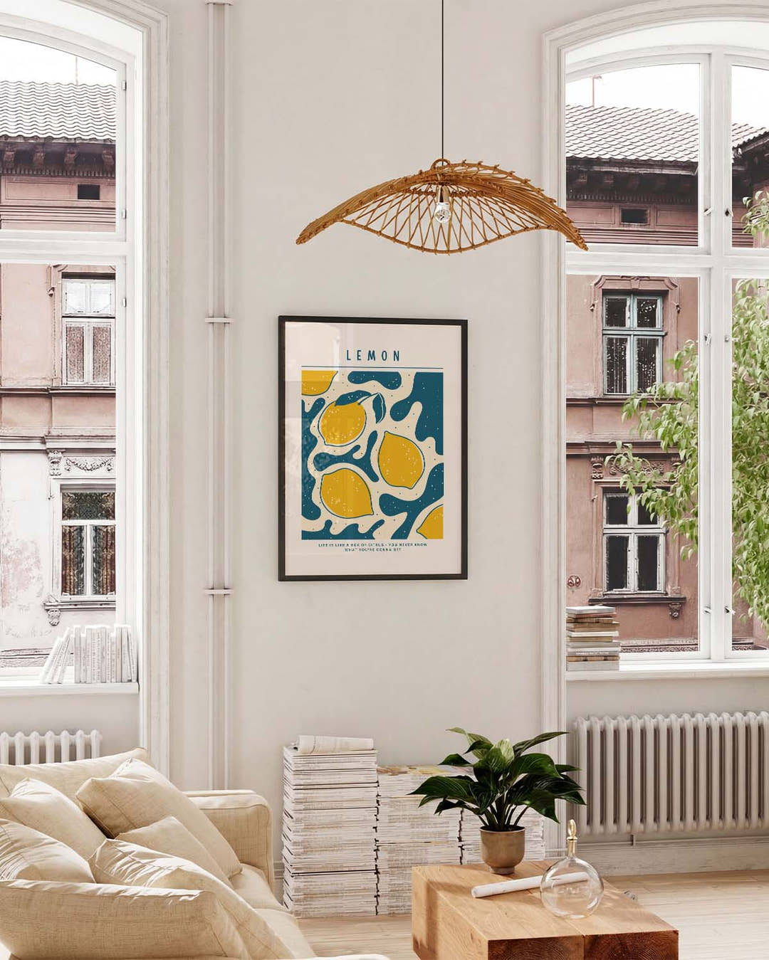 Lemon Pattern Poster – Lemon