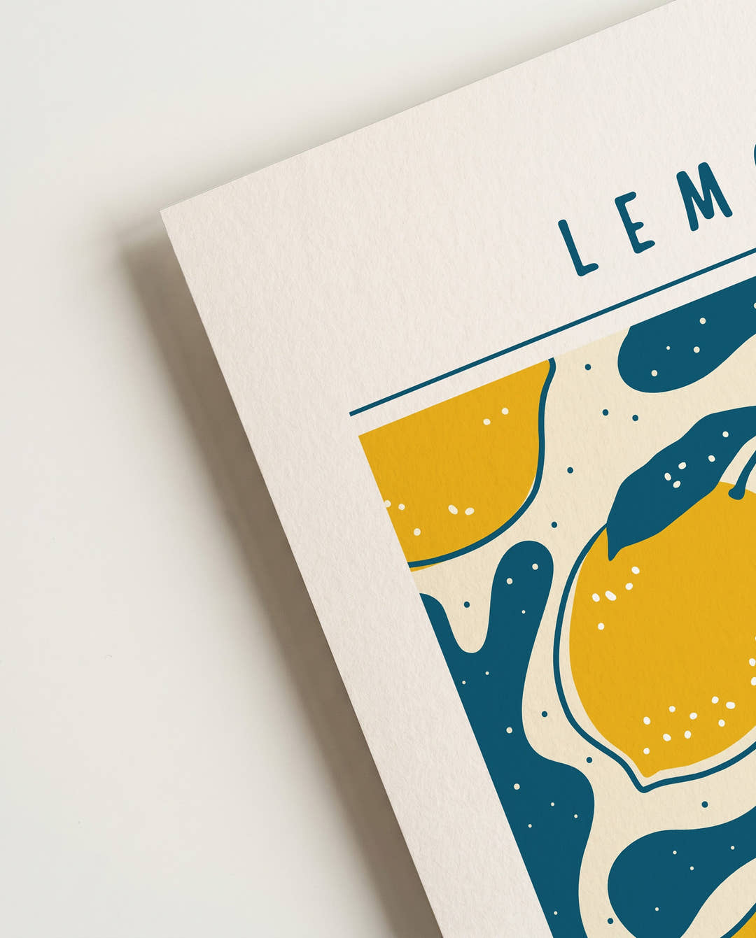 Lemon Pattern Poster – Lemon