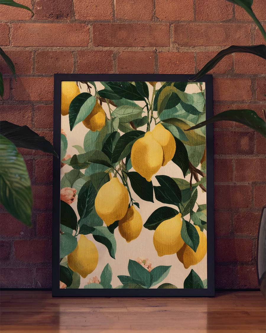 Lemon Tree Illustration Poster – Lemon Tree Illustration