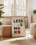 Less Is More Poster