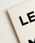 Less Is More Poster