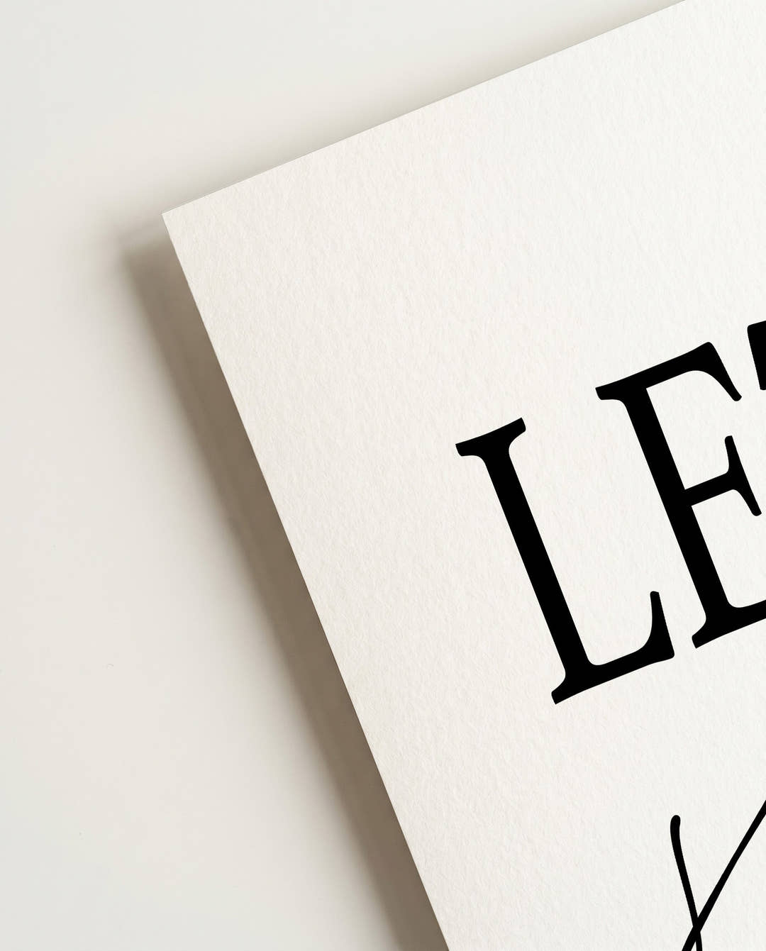 Let’s Stay Home Typografie Poster – Let’s Stay Home