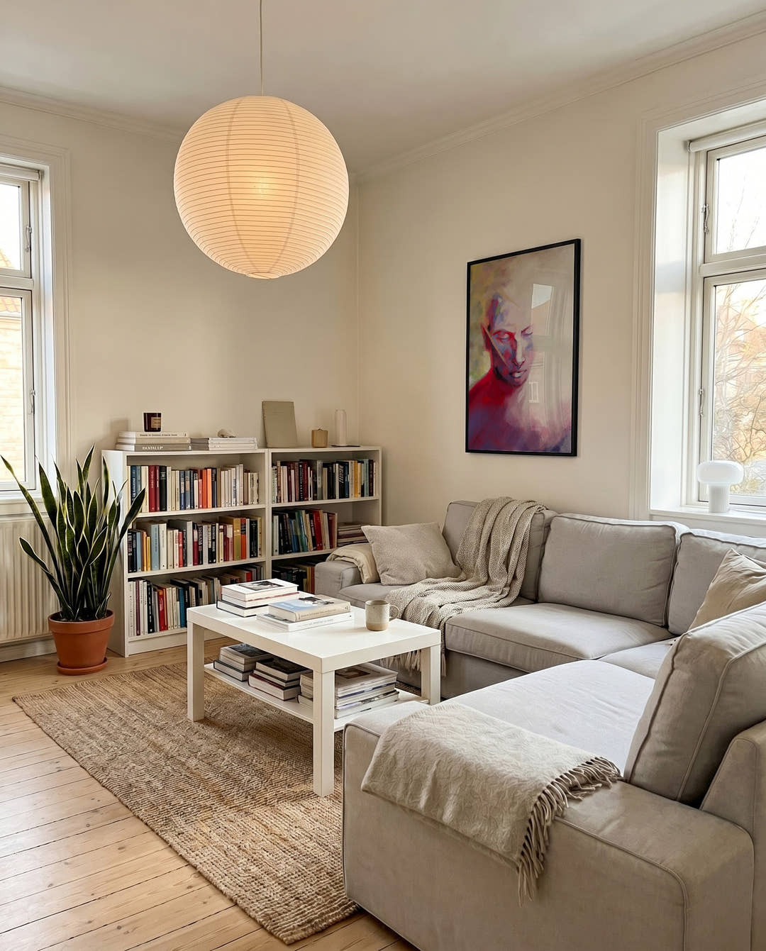 Licht und Schatten | Modernes Portrait-Poster