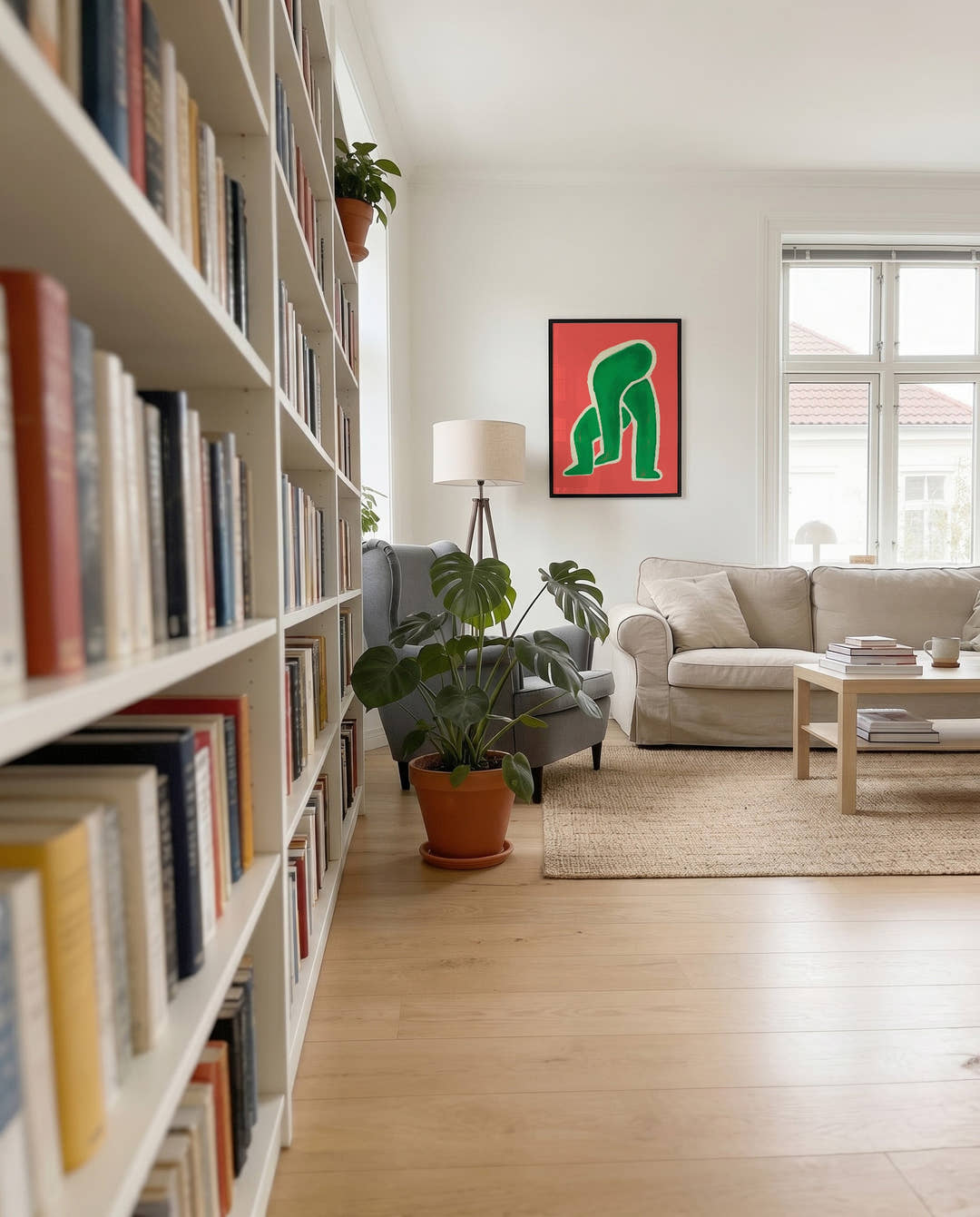 Limber Logic | Moderne Abstraktfigur Poster