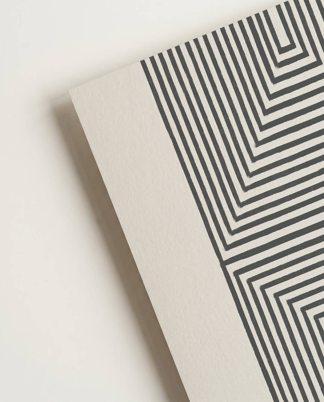 Geometrisches Linien Poster – Linear Depth Frame