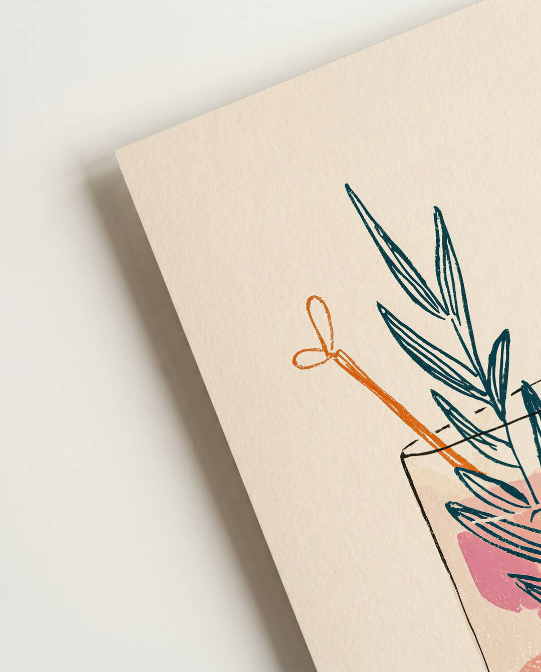 Typografie &amp; Illustration Cocktail Poster – Liquid Therapy