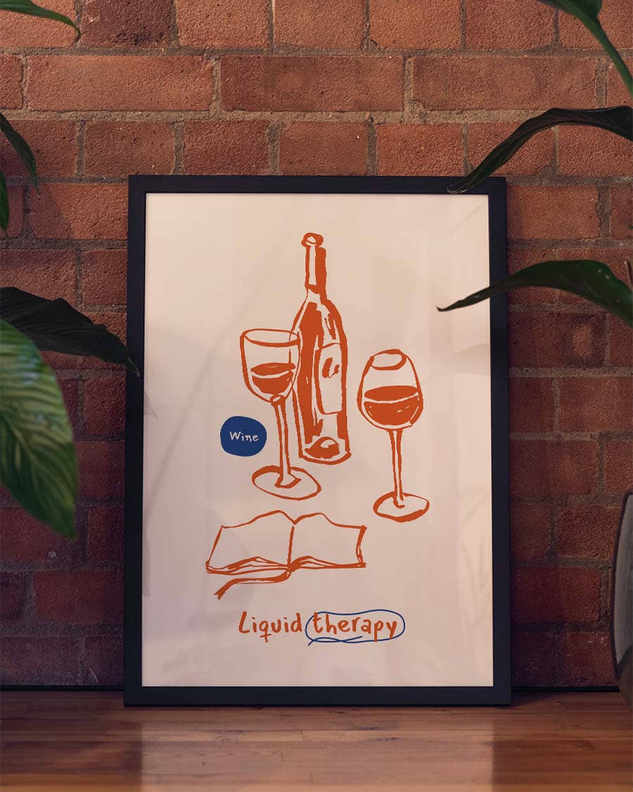 Liquid Therapy Wine Poster – Liquid Therapy Wine