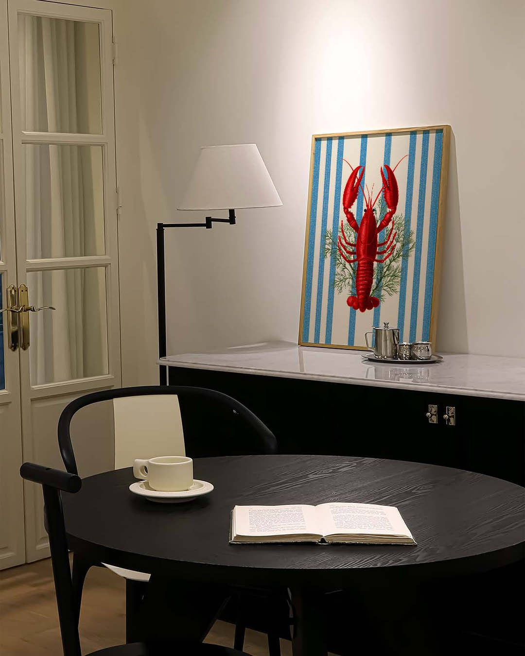 Lobster Striped Poster – Lobster Striped Background