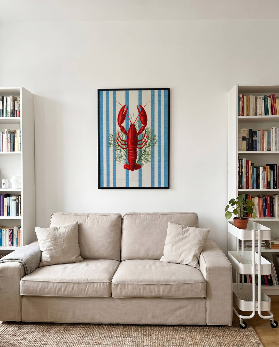 Lobster Striped Poster – Lobster Striped Background