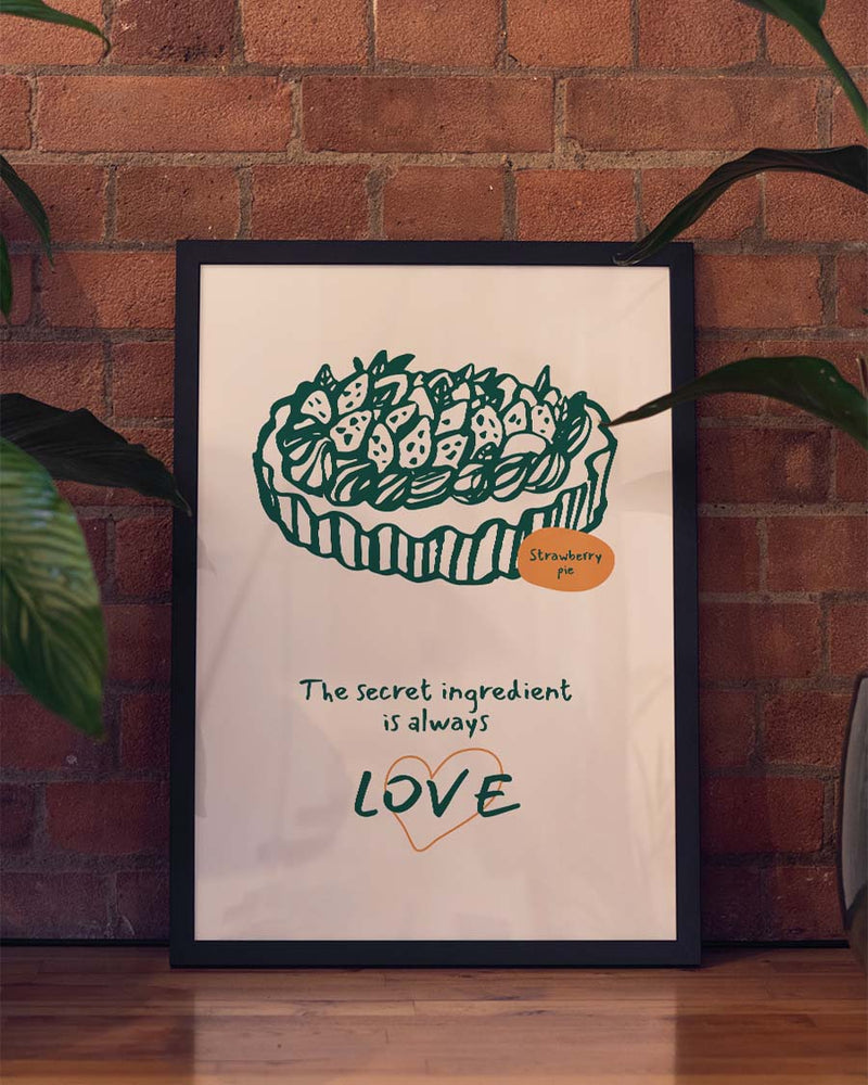 Love Is The Secret Ingredient Poster – Love Is The Secret Ingredient