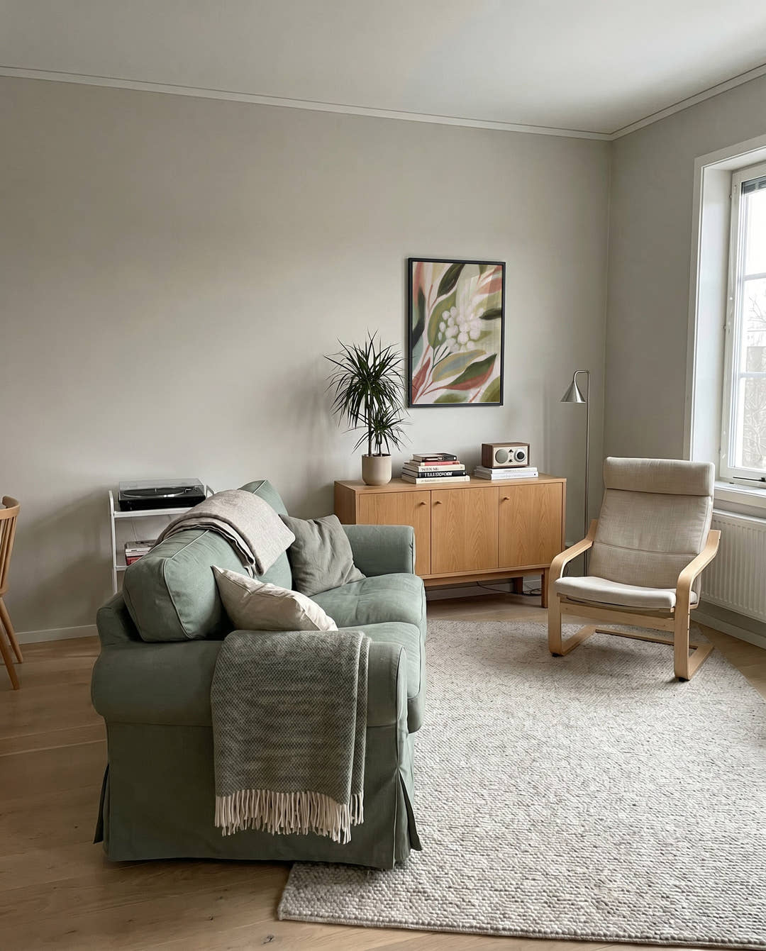 Lumière Feuillue | Florale Illustration Poster